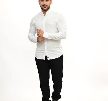 Camisa Social Gola Padre Masculina - Pallados